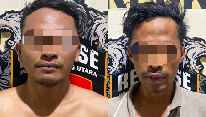 Gerak Cepat, Polres Lampung Utara Ungkap Kasus Tindak Pidana Curas Disertai Pembunuhan, Dua Pelaku Ditangkap