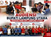 PWRI Lampung Utara Audiensi Bersama Bupati Hamartoni Ahadits, Perkuat Sinergi Pers untuk Pembangunan Daerah