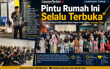 Pintu Rumah Ini Selalu Terbuka”: Janji Tulus Ketum GCP untuk Masa Depan Anak Yatim Lampung Timur.