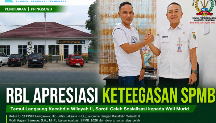 Apresiasi Sistem SPMB Online Lampung, PWRI Pringsewu Soroti Pentingnya Edukasi Wali Murid.