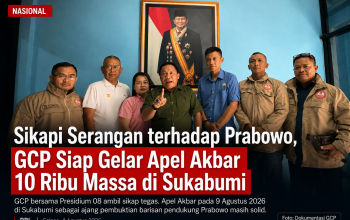 Sikapi Serangan terhadap Presiden, GCP Siap Gelar Apel Akbar 10 Ribu Massa di Sukabumi.