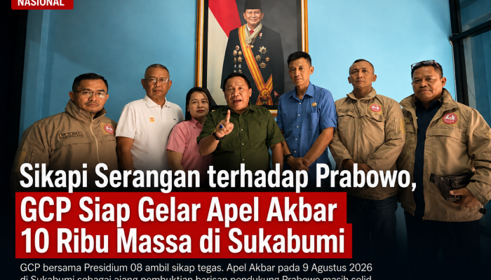 Sikapi Serangan terhadap Presiden, GCP Siap Gelar Apel Akbar 10 Ribu Massa di Sukabumi.