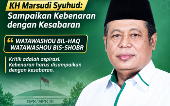Pesan Kesejukan DR. KH Marsudi Syuhud Jelang Aksi 27 Agustus: Sampaikan Kebenaran dengan Kesabaran.