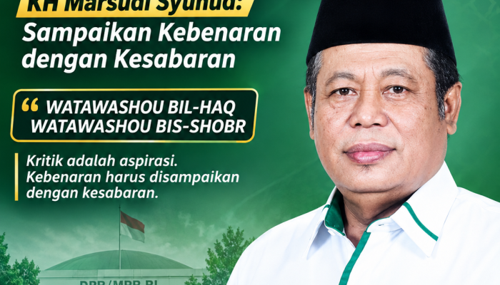 Pesan Kesejukan DR. KH Marsudi Syuhud Jelang Aksi 27 Agustus: Sampaikan Kebenaran dengan Kesabaran.