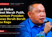 Ketua Umum GCP BG Iwan: Tahun Kedua Kabinet Merah Putih, Momentum Presiden Prabowo Bersih-Bersih Tanpa Ragu.