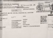 Kehilangan STNK Motor Vespa Sprint Plat BE 2405 AIK di Wilayah Grogol I