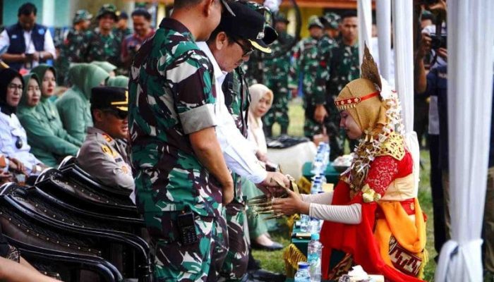 Kolaborasi TNI dan Pemkab Lampung Utara Targetkan Pemerataan Pembangunan Lewat TMMD Ke-129