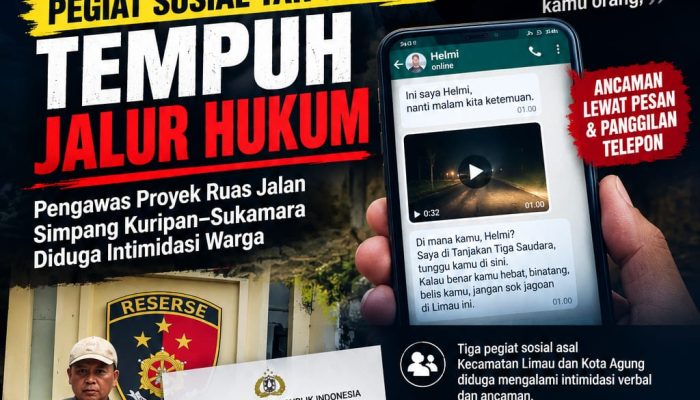 Pengawas Proyek Diduga Sok Jagoan”Pegiat Sosial Tak Gentar Dan Tempuh Jalur Hukum