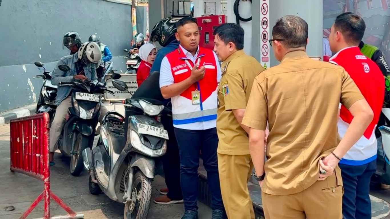 Stok BBM Aman, Antrean di SPBU Bandar Lampung Bukan Kelangkaan BBM