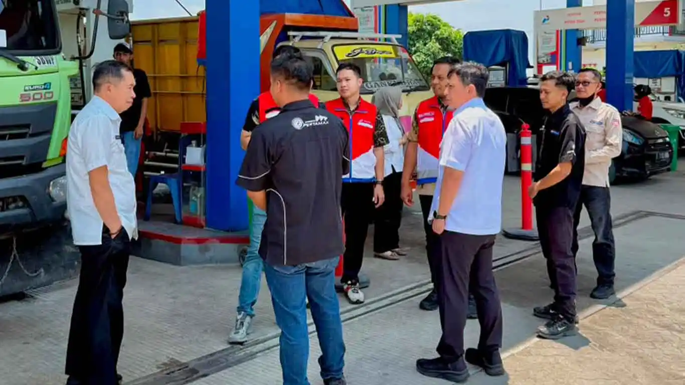 Pertamina dan ESDM Lampung Sidak Dua SPBU di Lampung Selatan