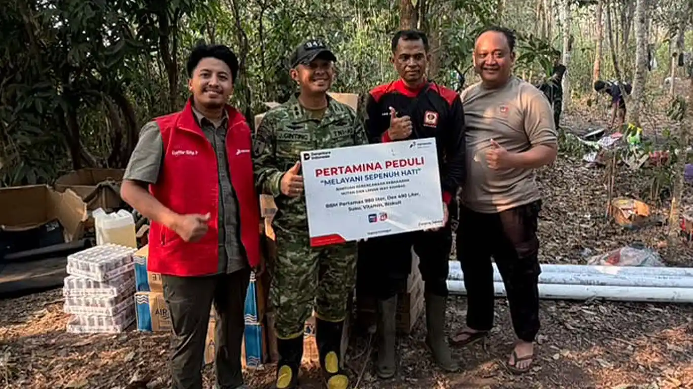 Tak Hanya Soal Energi, Pertamina Hadir Bantu Penanganan Karhutla di Lampung