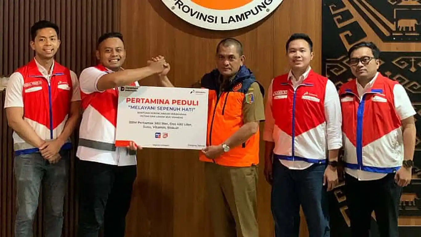 Tak Hanya Soal Energi, Pertamina Hadir Bantu Penanganan Karhutla di Lampung